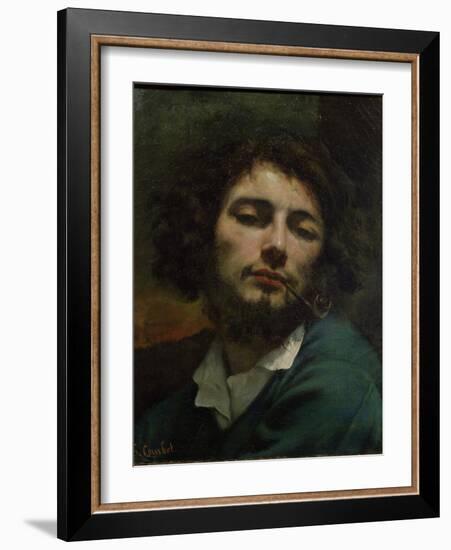 Self-Portrait-Gustave Courbet-Framed Giclee Print