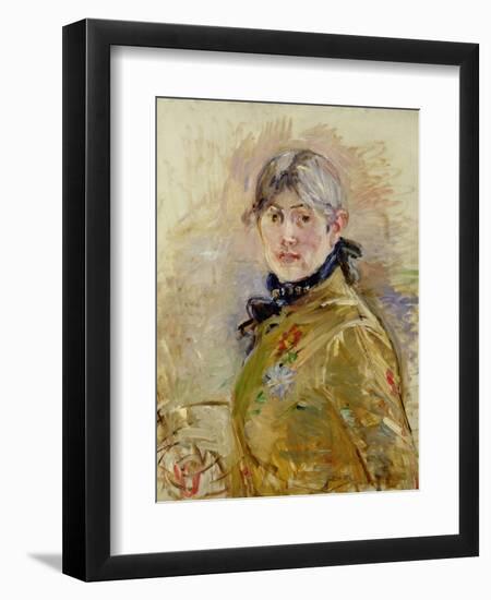 Self-Portrait-Berthe Morisot-Framed Giclee Print