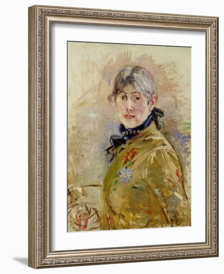 Self-Portrait-Berthe Morisot-Framed Giclee Print