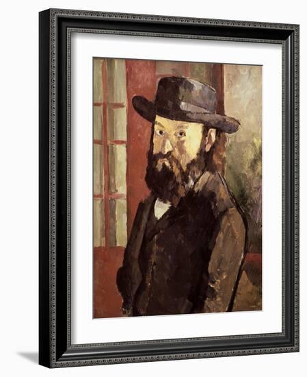 Self-Portrait-Paul Cézanne-Framed Giclee Print