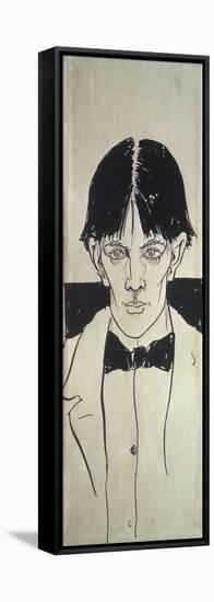 Self Portrait-Aubrey Beardsley-Framed Premier Image Canvas