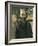 Self Portrait-Paul Cézanne-Framed Art Print