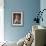 Self portrait-Rosalba Carriera-Framed Art Print displayed on a wall