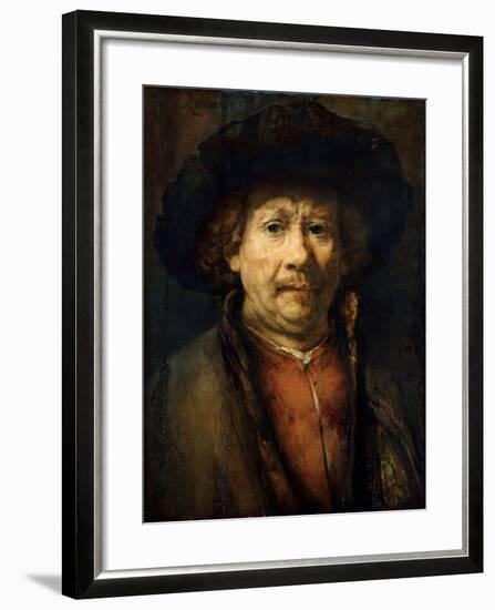 Self-Portrait-Rembrandt van Rijn-Framed Giclee Print