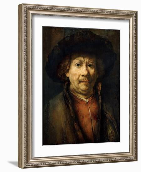 Self-Portrait-Rembrandt van Rijn-Framed Giclee Print