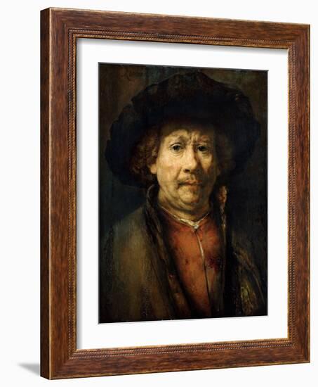 Self-Portrait-Rembrandt van Rijn-Framed Giclee Print