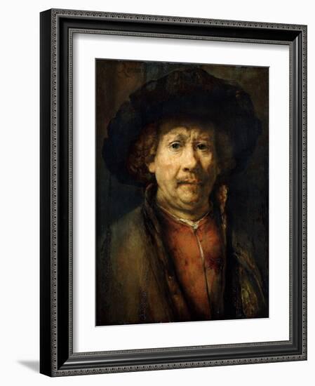 Self-Portrait-Rembrandt van Rijn-Framed Giclee Print