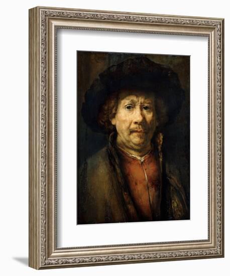 Self-Portrait-Rembrandt van Rijn-Framed Giclee Print