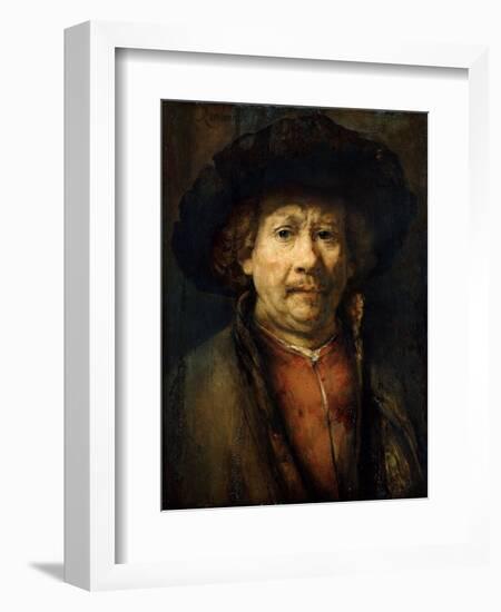 Self-Portrait-Rembrandt van Rijn-Framed Giclee Print