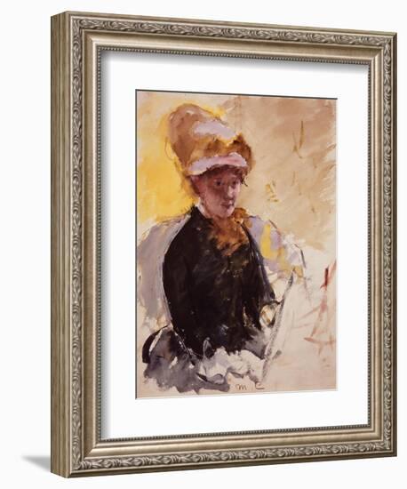 Self Portrait-Mary Cassatt-Framed Giclee Print