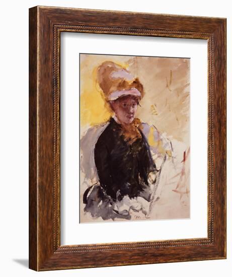 Self Portrait-Mary Cassatt-Framed Giclee Print