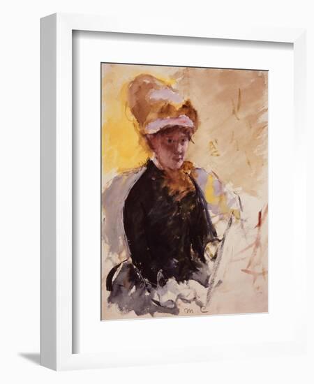 Self Portrait-Mary Cassatt-Framed Giclee Print