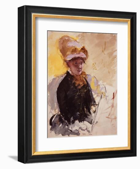 Self Portrait-Mary Cassatt-Framed Giclee Print