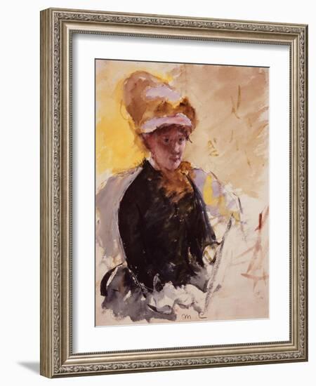 Self Portrait-Mary Cassatt-Framed Giclee Print