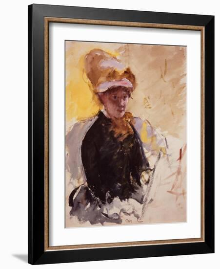 Self Portrait-Mary Cassatt-Framed Giclee Print