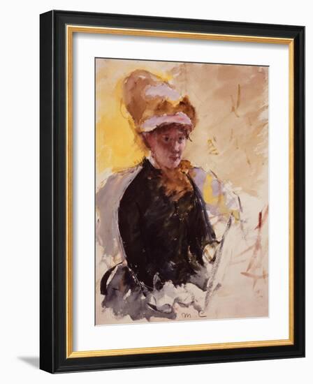 Self Portrait-Mary Cassatt-Framed Giclee Print