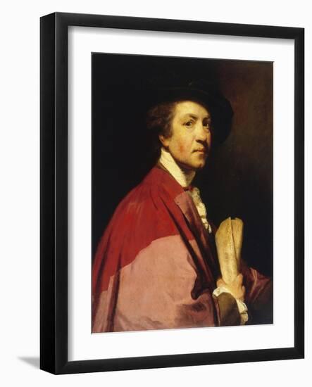 Self-Portrait-Sir Joshua Reynolds-Framed Giclee Print