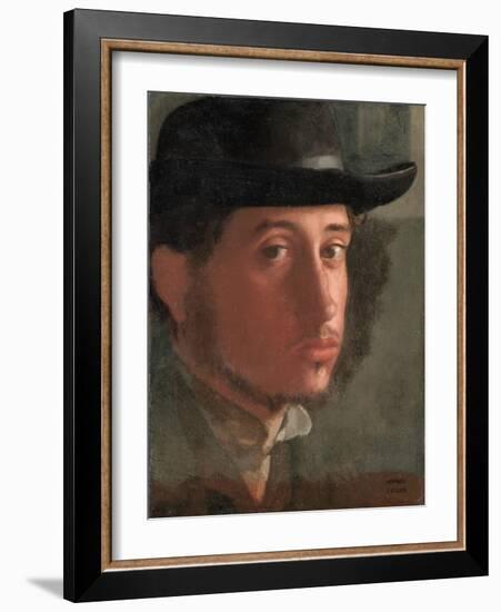 Self-Portrait-Edgar Degas-Framed Giclee Print