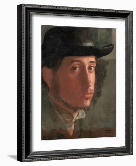 Self-Portrait-Edgar Degas-Framed Giclee Print