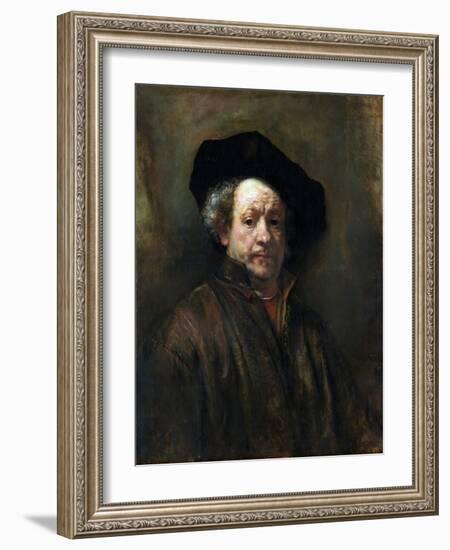 Self-Portrait-Rembrandt van Rijn-Framed Giclee Print