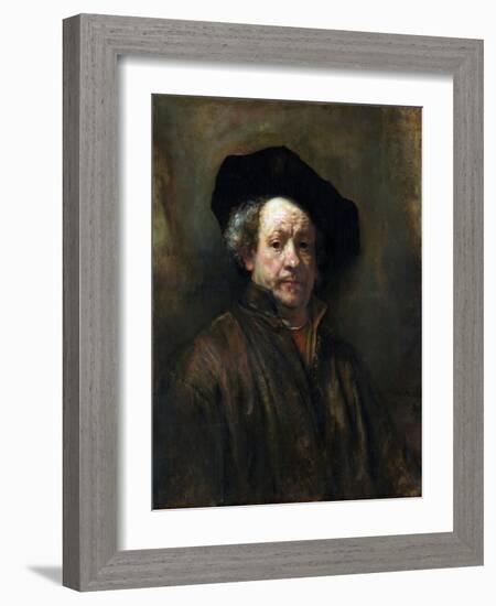 Self-Portrait-Rembrandt van Rijn-Framed Giclee Print