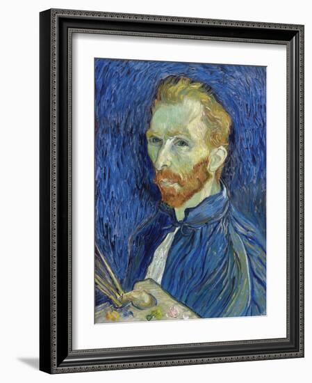 Self-Portrait-Vincent van Gogh-Framed Giclee Print