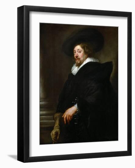 Self Portrait-Peter Paul Rubens-Framed Giclee Print