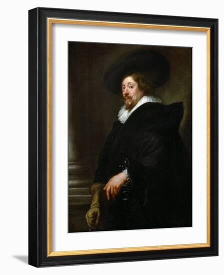 Self Portrait-Peter Paul Rubens-Framed Giclee Print