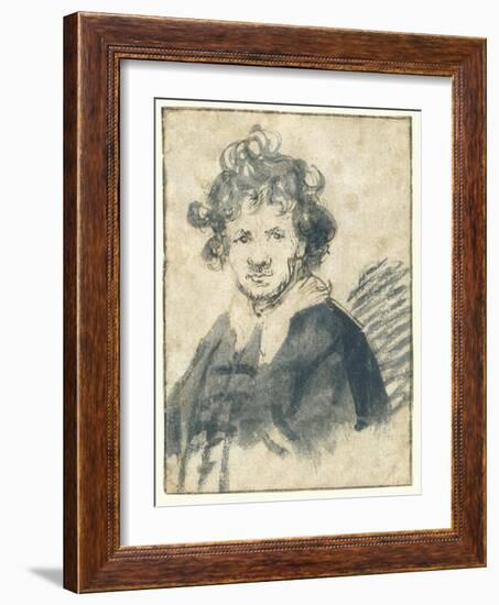 Self-Portrait-Rembrandt van Rijn-Framed Giclee Print