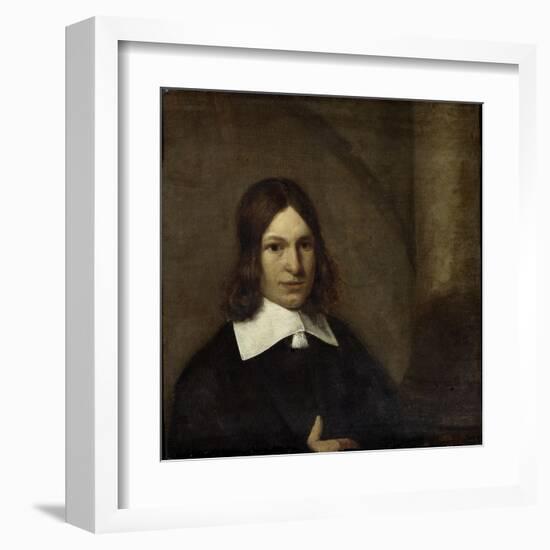 Self- Portrait-Pieter de Hooch-Framed Art Print