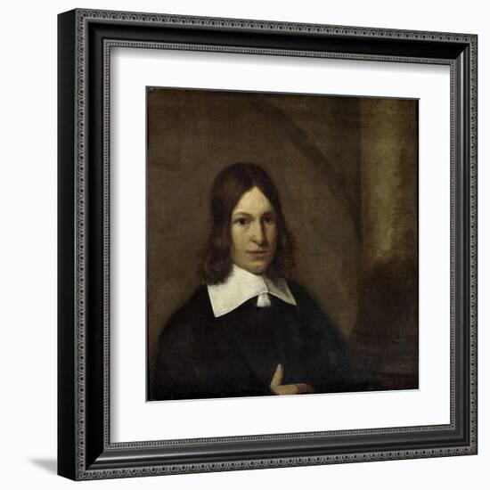 Self- Portrait-Pieter de Hooch-Framed Art Print