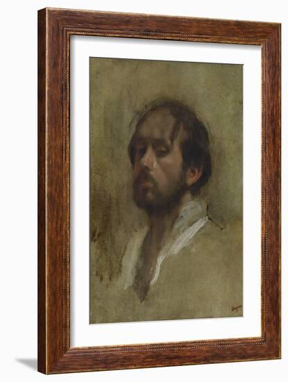 Self-Portrait-Edgar Degas-Framed Giclee Print