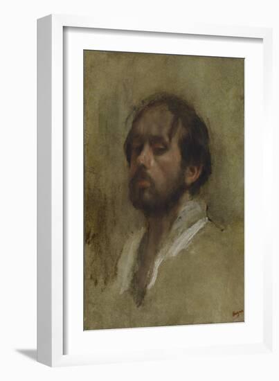 Self-Portrait-Edgar Degas-Framed Giclee Print