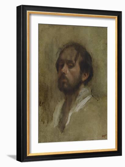 Self-Portrait-Edgar Degas-Framed Giclee Print