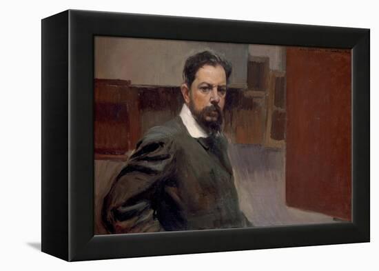 Self-Portrait-Joaquín Sorolla y Bastida-Framed Premier Image Canvas