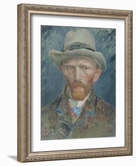 Self-Portrait-Vincent van Gogh-Framed Giclee Print