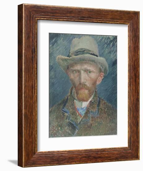 Self-Portrait-Vincent van Gogh-Framed Giclee Print