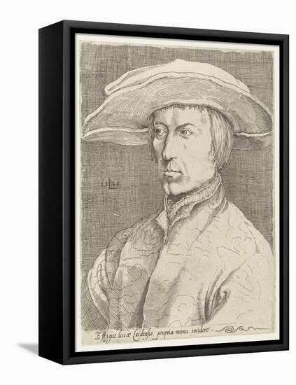 Self-Portrait-Lucas van Leyden-Framed Premier Image Canvas