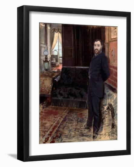 Self-Portrait-Giuseppe De Nittis-Framed Giclee Print