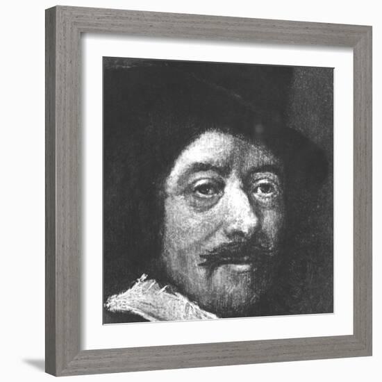 Self Portrait-Frans Hals-Framed Giclee Print