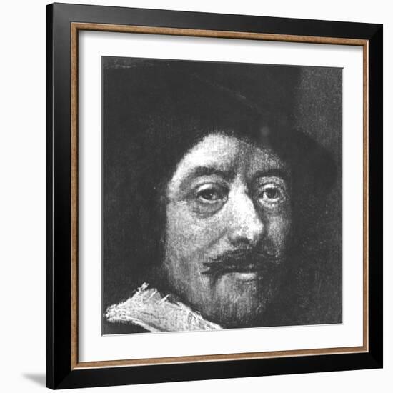Self Portrait-Frans Hals-Framed Giclee Print
