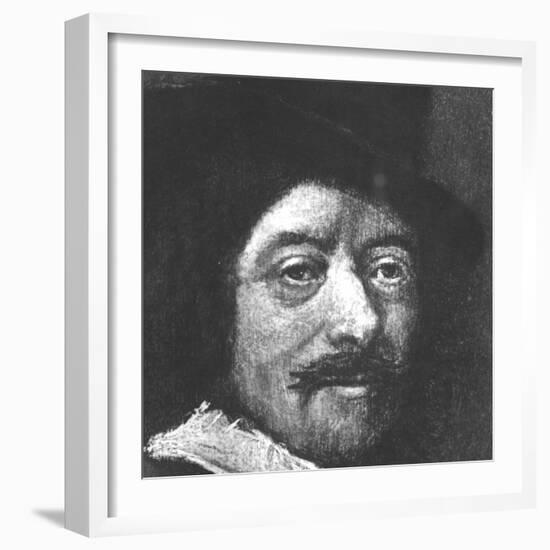 Self Portrait-Frans Hals-Framed Giclee Print