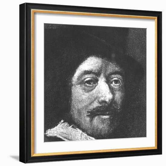 Self Portrait-Frans Hals-Framed Giclee Print