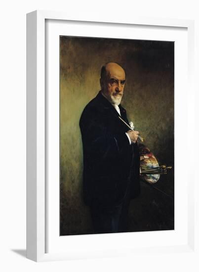 Self Portrait-Leon Joseph Florentin Bonnat-Framed Giclee Print