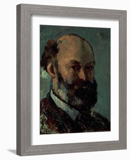 Self Portrait-Paul Cézanne-Framed Giclee Print