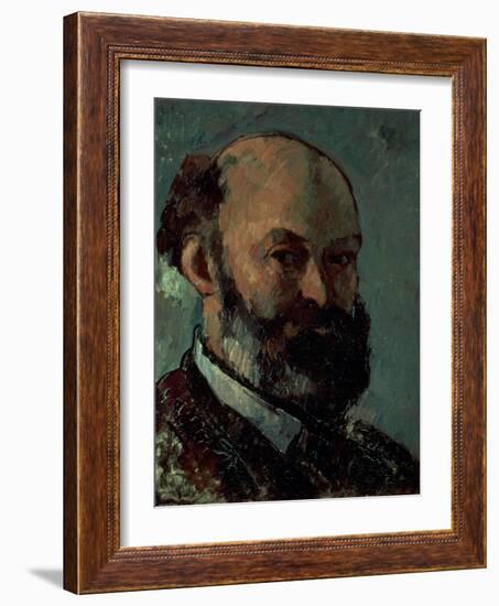 Self Portrait-Paul Cézanne-Framed Giclee Print