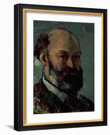 Self Portrait-Paul Cézanne-Framed Giclee Print