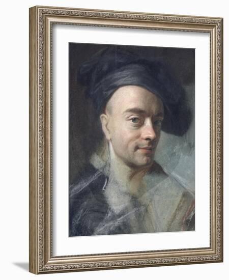 Self Portrait-Maurice Quentin de La Tour-Framed Giclee Print