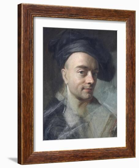 Self Portrait-Maurice Quentin de La Tour-Framed Giclee Print