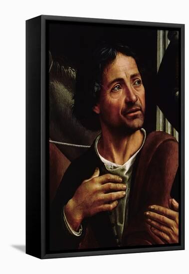 Self Portrait-Domenico Ghirlandaio-Framed Premier Image Canvas
